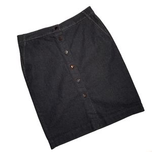 Madison Studio Button Down Denim Skirt